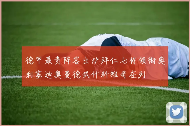 德甲最贵阵容出炉拜仁七将领衔奥利塞迪奥曼德武什科维奇在列